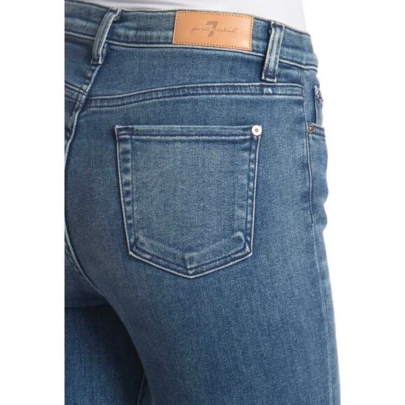 7 For All Mankind Luxe Vintage Sequin Flare Jean 26 - Picture 3 of 9